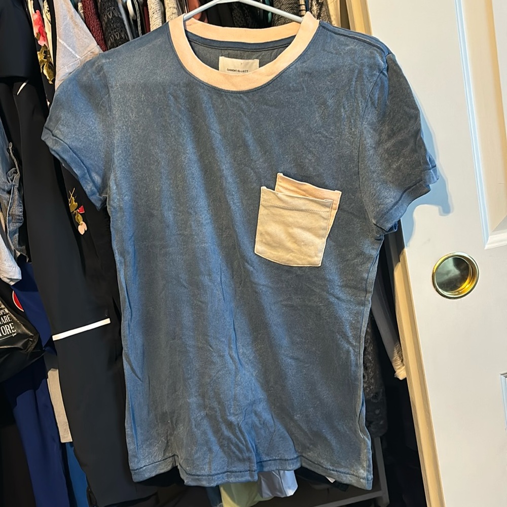 Current Elliott NWT washed blue t-shirt
